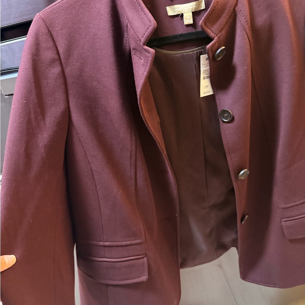 Talbots Deep Red Jacket - Picture 6 of 7